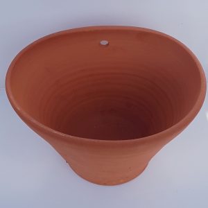 Large flat back wall pot